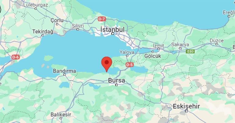 Son dakika: Marmara Denizi'nde 3.0 büyüklüğünde deprem