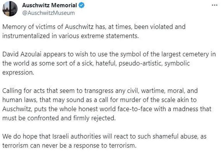İsrailli yetkiliden Gazze itirafı! 'Auschwitz gibi olmalı'