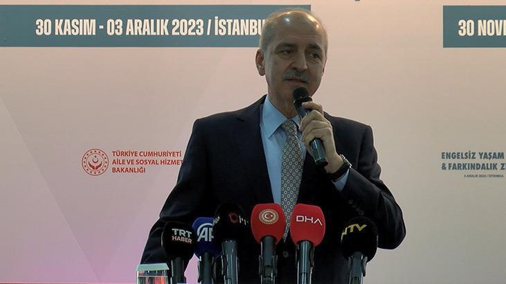 TBMM Başkanı Kurtulmuş Engelsiz Yaşam Fuarı’nda konuştu