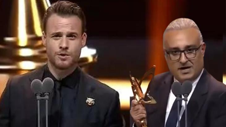 Onur Atilla, Altın Kelebek Ödülleri’nde Kerem Bürsin taklidiyle kahkahaya boğdu