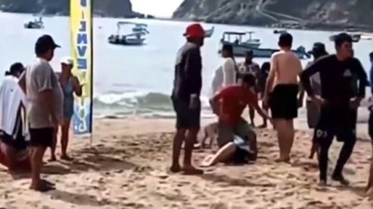 Korkunç olay! Anne ve küçük kızına köpekbalığı saldırdı