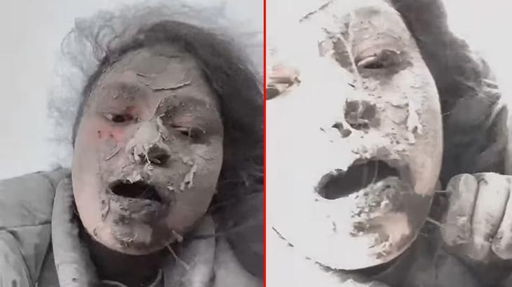 Yanardağ felaketinden sağ çıktı: Anne ne olur yardım et