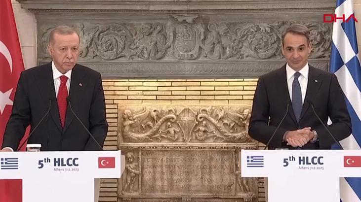 Son dakika… Cumhurbaşkanı Erdoğan ve Miçotakis’ten ortak açıklama