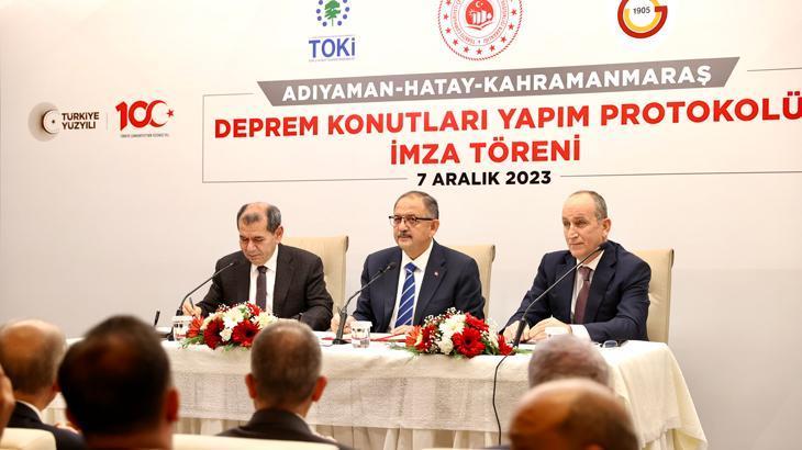 300 deprem konutu için protokol imzalandı
