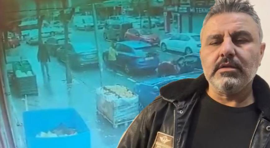 Kadın sürücüden şoke eden hareket! Önündeki aracı anahtarıyla boydan boya çizdi