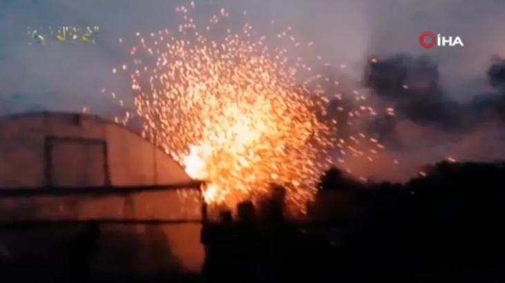 İzzeddin el-Kassam Tugayları paylaştı! İsrail güçlerine düzenlenen saldırı anları