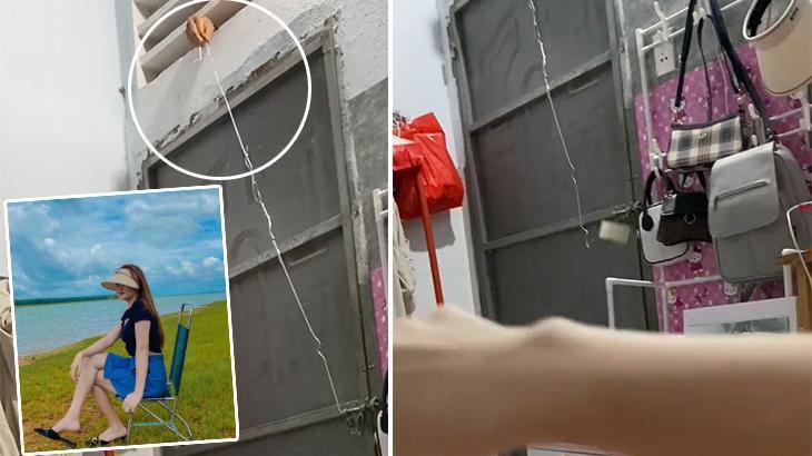 Sinsice içeri girmeye çalıştı! Genç kadın korkudan tüm gece uyuyamadı