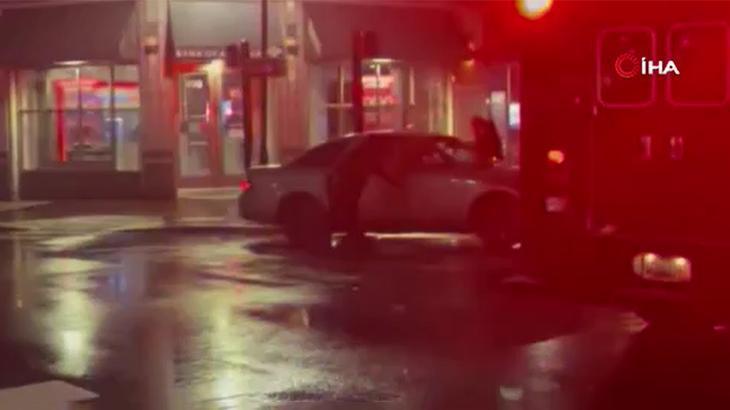 Biden’ın konvoyundaki araca otomobil çarptı