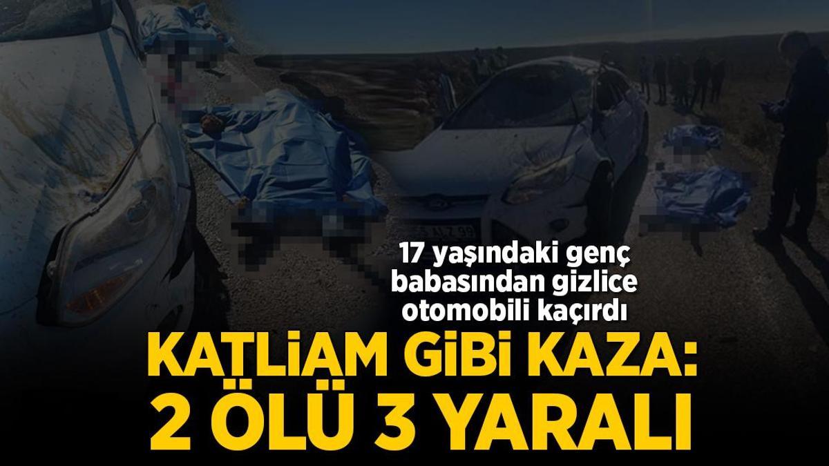 Babasından izinsiz aldığı otomobille katliam yaptı! 2 ölü, 3 yaralı