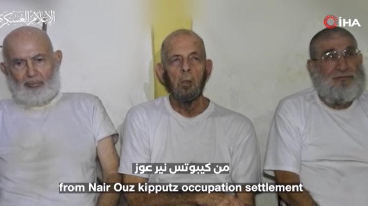 Kassam Tugayları 3 İsrailli esirin görüntüsünü yayınladı