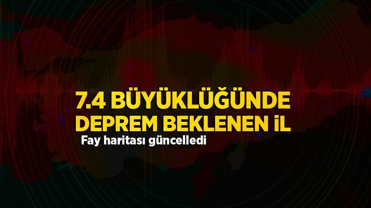 Türkiye’nin diri fay haritası güncellendi! En riskli bölgeler… 7.4 büyüklüğünde deprem beklenen il