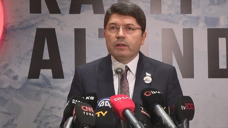 Son dakika… Bakan Tunç: Vekiller terörü desteklerse konu yargıya gelir