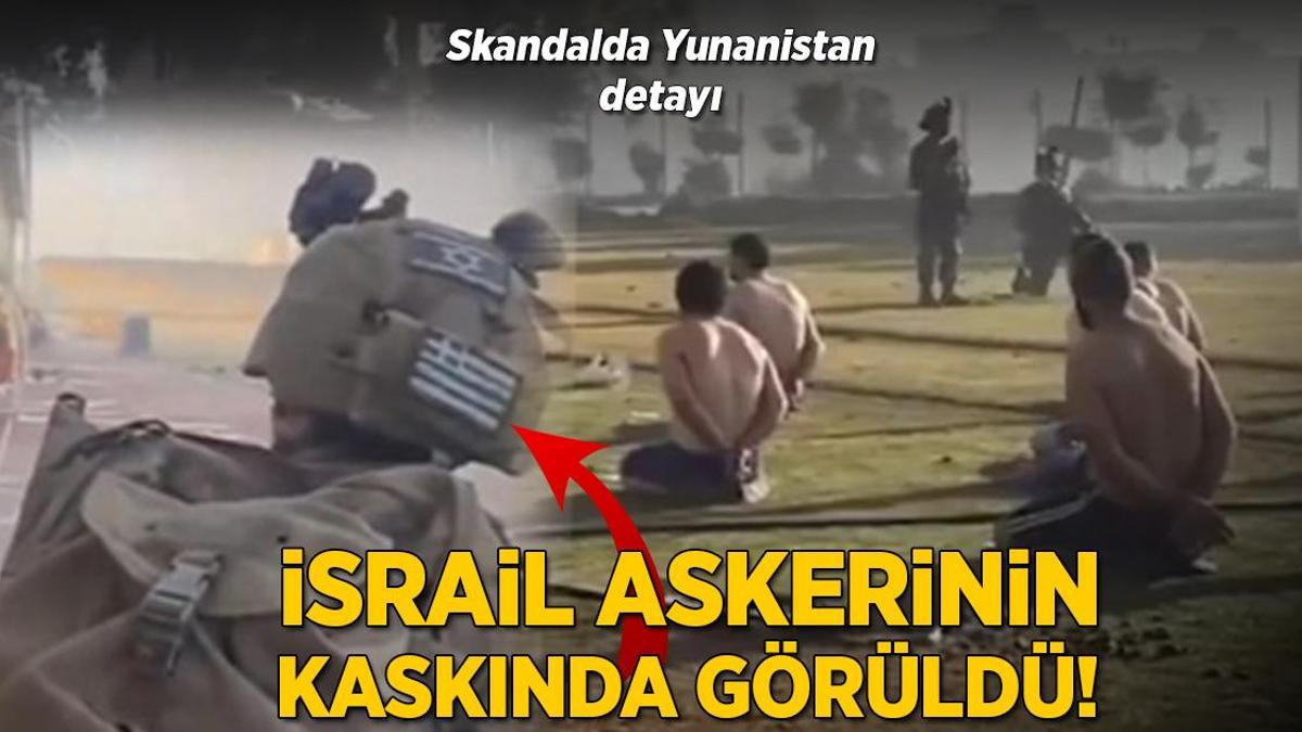 İsrail askerinin kaskında görüldü! Skandalda Yunanistan detayı