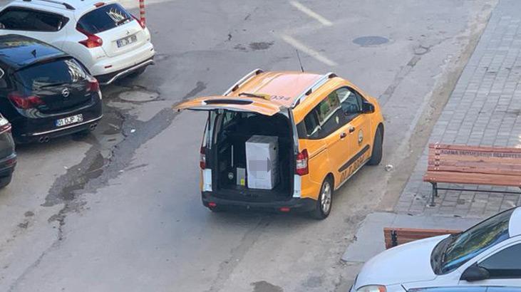 Adana Valiliği yakınında ‘taksideki kutu’ alarmı!