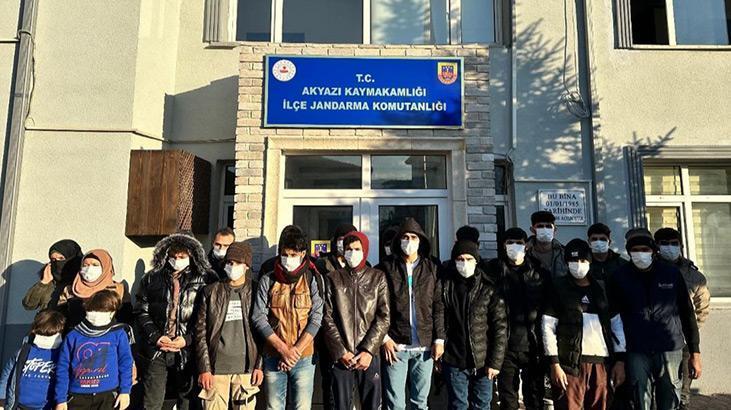 Sakarya’da kaçak göçmen operasyonu