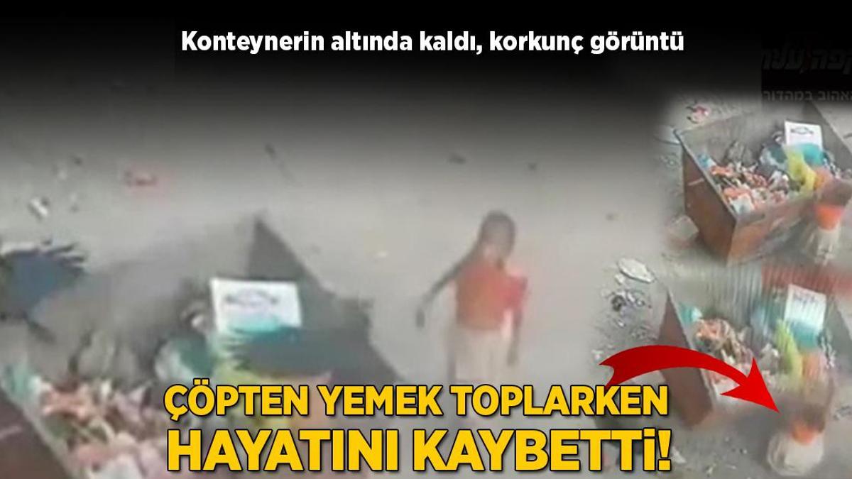 Yer: Yemen! Çöpten yemek toplarken yaşamını yitirdi, konteynerin altında kaldı
