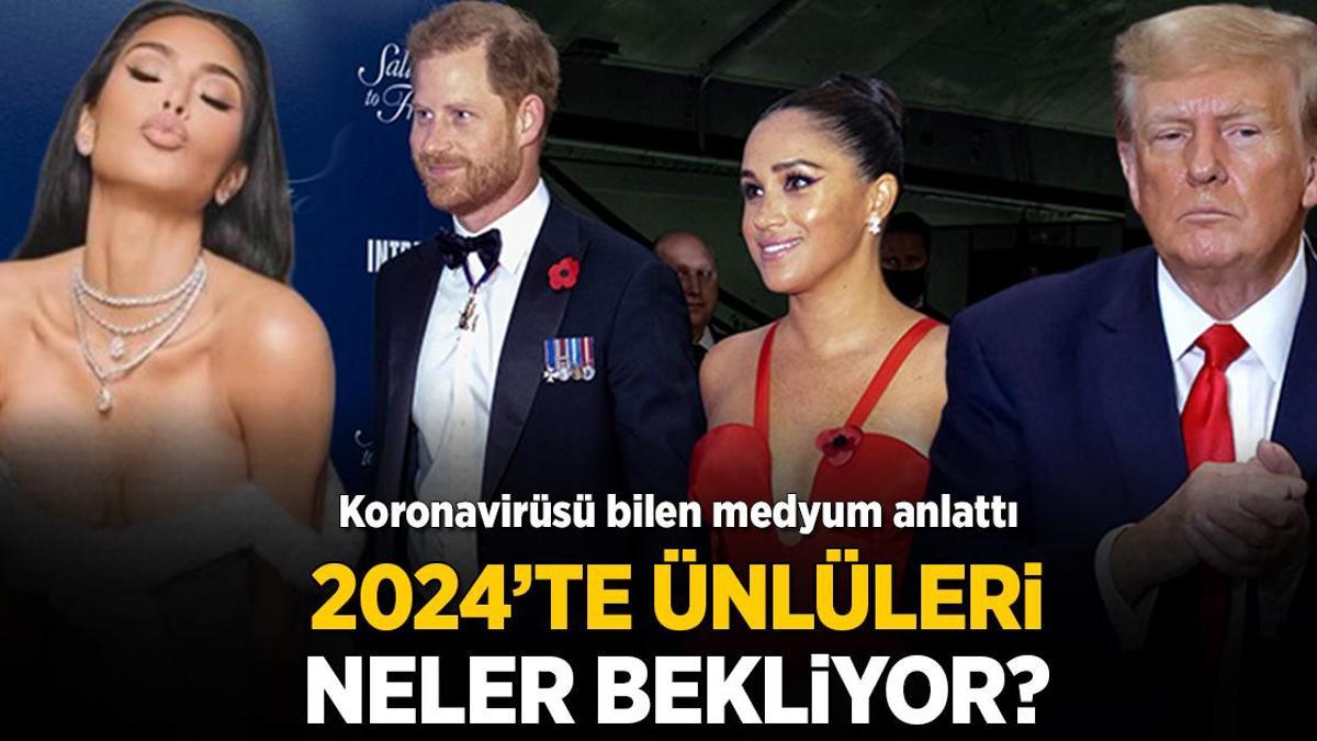 2024’te ünlülerin başına ne gelecek? Koronavirüsü bilen medyum anlattı