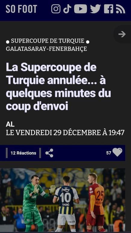 Süper Kupa finalinin iptali, Avrupa basınında geniş yankı buldu: Çöl derbisinde tartışma