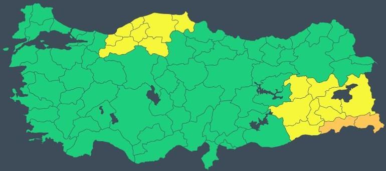 Son dakika... Meteoroloji haritayı güncelledi! Kar, fırtına, sağanak bir arada