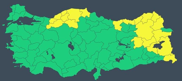 Son dakika... Meteoroloji haritayı güncelledi! Kar, fırtına, sağanak bir arada