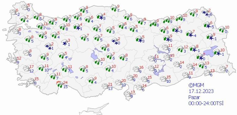 7 ilde alarm! Uyarılar peş peşe geldi: Kar, fırtına, yağmur...