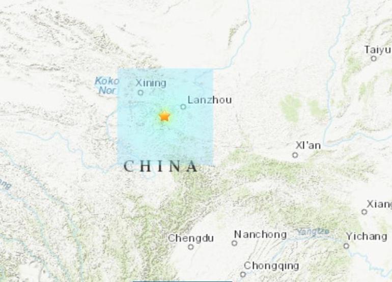 Çin'de deprem: En az 116 ölü, 400 yaralı