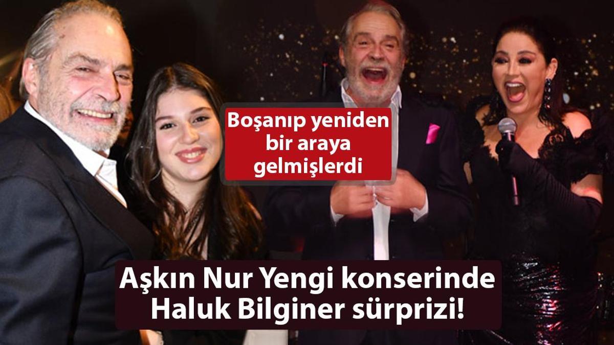 Aşkın Nur Yengi konserinde Haluk Bilginer sürprizi!