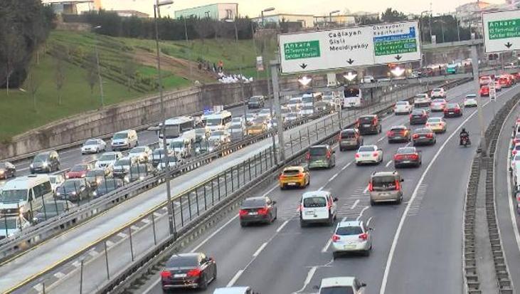 İstanbul’da trafik yoğunluğu