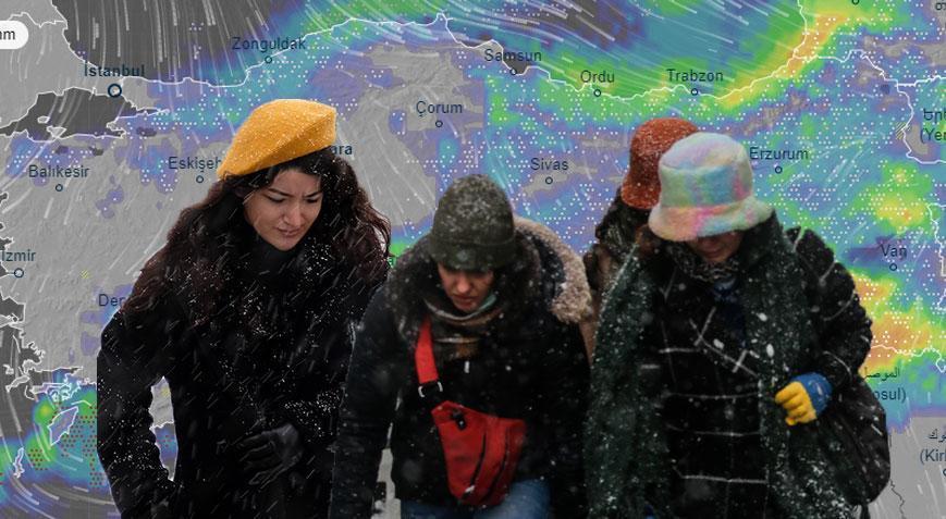 Son dakika… Meteoroloji’den kar ve sağanak uyarısı! Donacağız, tarih verildi