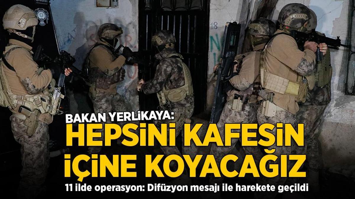 Son dakika… 11 ilde operasyon: 18 ülke tarafından aranan 56 kişi yakalandı