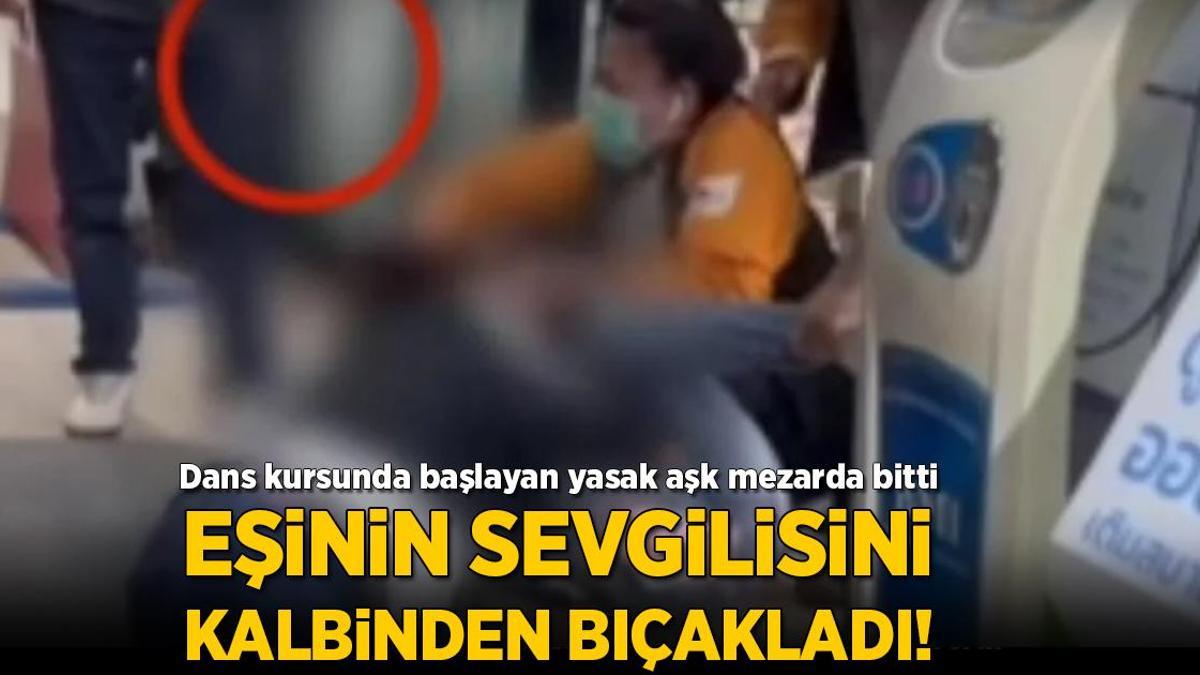Eşinin sevgilisini kalbinden bıçakladı! Dans kursunda başlayan aşk mezarda bitti
