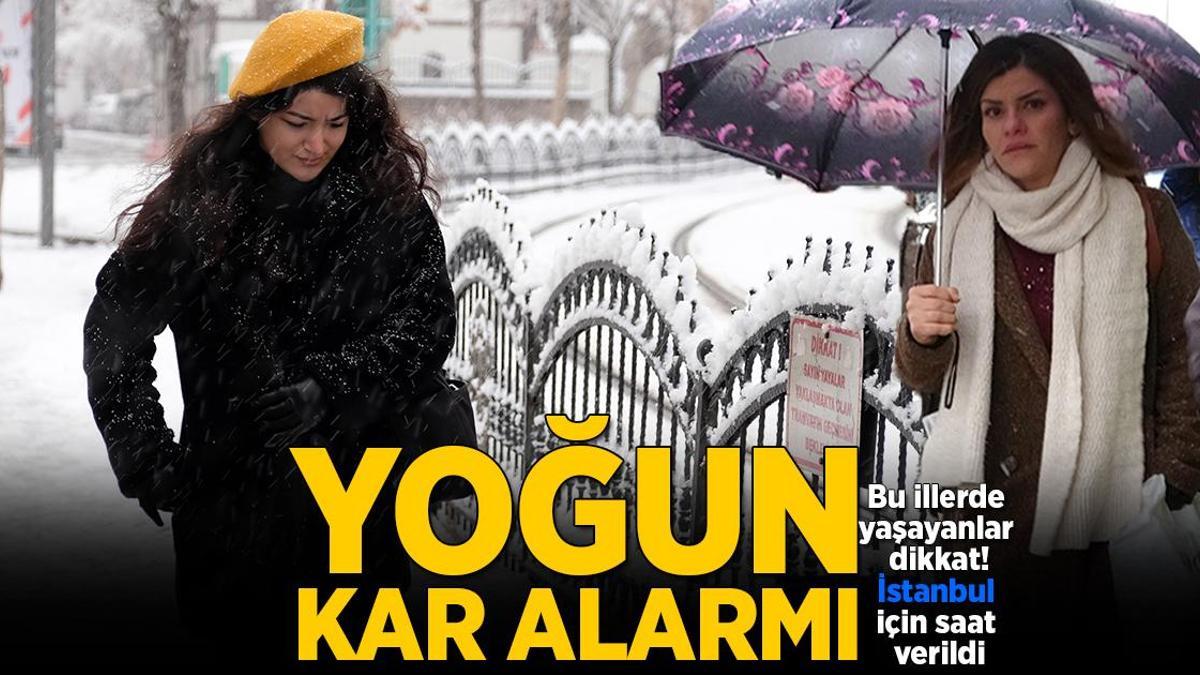 Son dakika… Meteoroloji’den yoğun kar alarmı! İlleri tek tek açıkladı: İstanbul için saat verildi