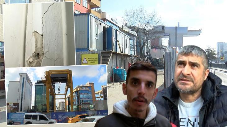 İsyan ettiren metro çalışması! İBB dinamit patlattı, iş yerleri ve binalar zarar gördü