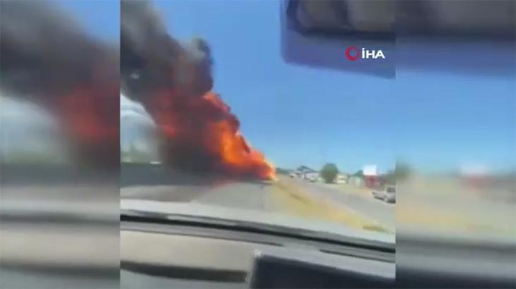 Şili’de uçak otoyola düştü!