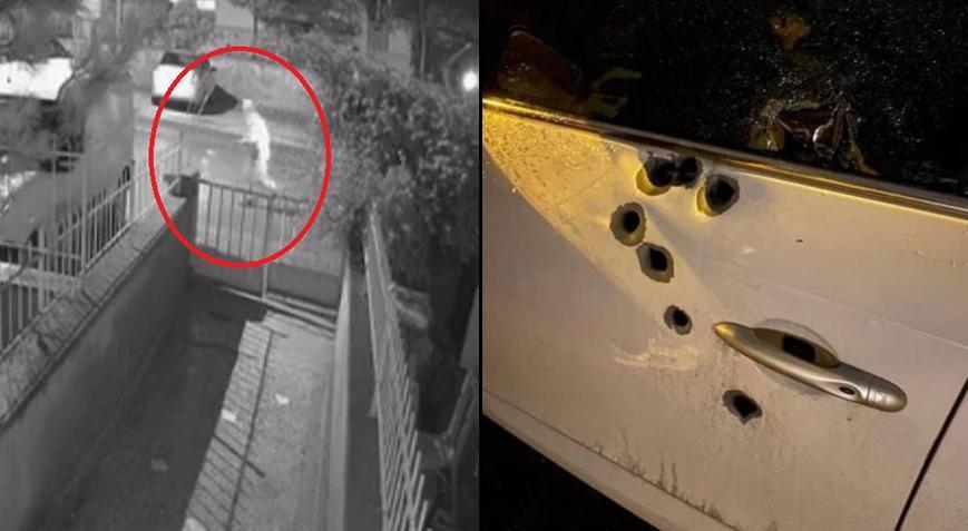 Park halindeki otomobilde dehşet! Baba ve oğluna silahlı saldırı