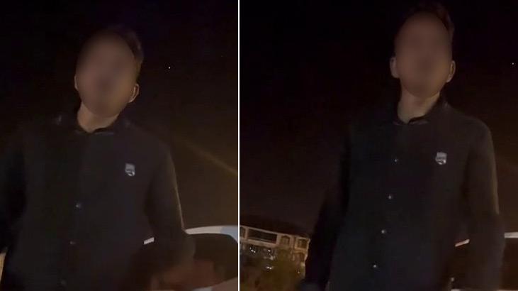 Arabasını çalışır vaziyette bırakıp markete gitti, döndüğünde araçta başkasını gördü