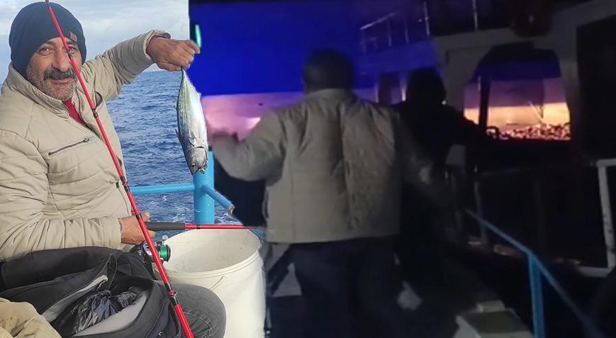 Arkadaşlarıyla teknede balık tutarken öldü!