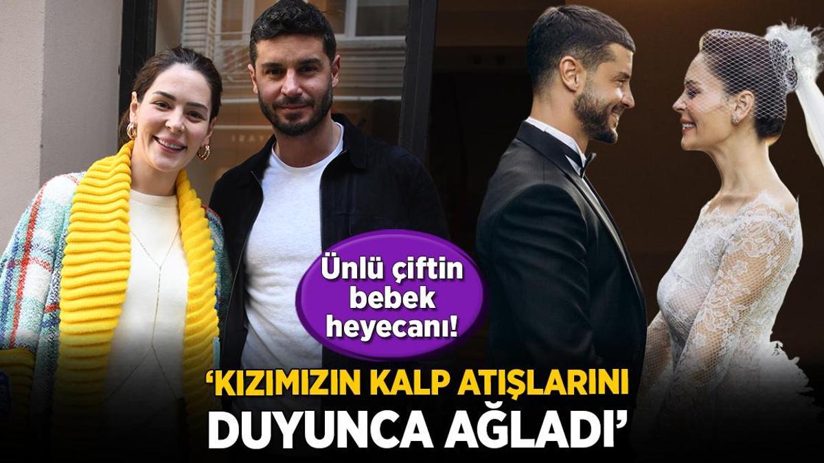 Ünlü çiftin bebek heyecanı! ‘Berk kalp atışlarını duyunca ağladı’