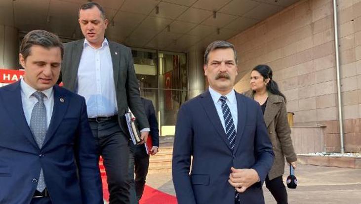 CHP lideri Özel, TİP Genel Başkanı Erkan Baş ile görüştü