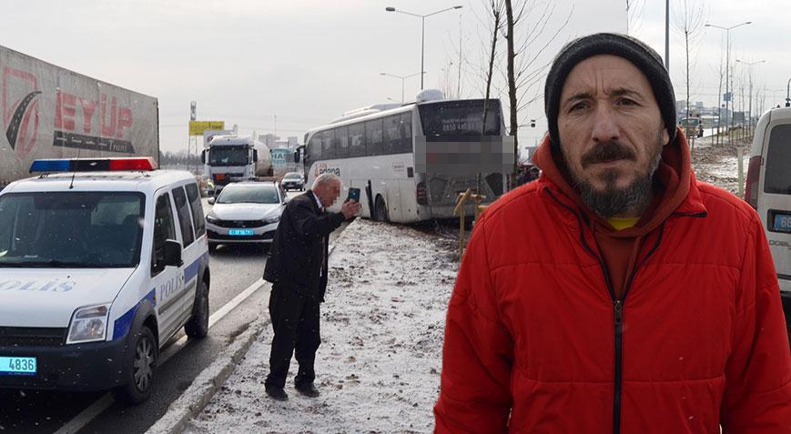 Yolcu otobüsü kaza yaptı, sürücü ile ilgili şoke eden detay