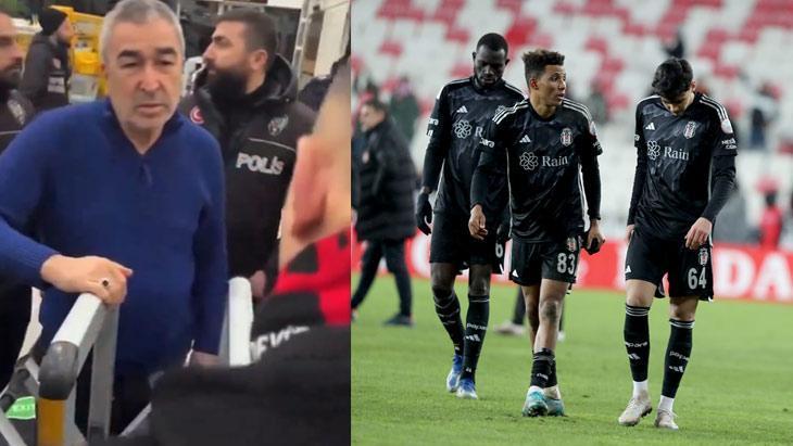 Havalimanında Beşiktaş taraftarından Samet Aybaba’ya tepki: Beceriksiz hepsi, uçakla değil otobüsle götürün!