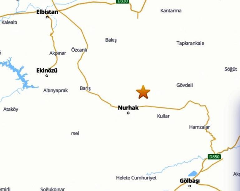 Son dakika: Kahramanmaraş'ta 4.1 büyüklüğünde deprem