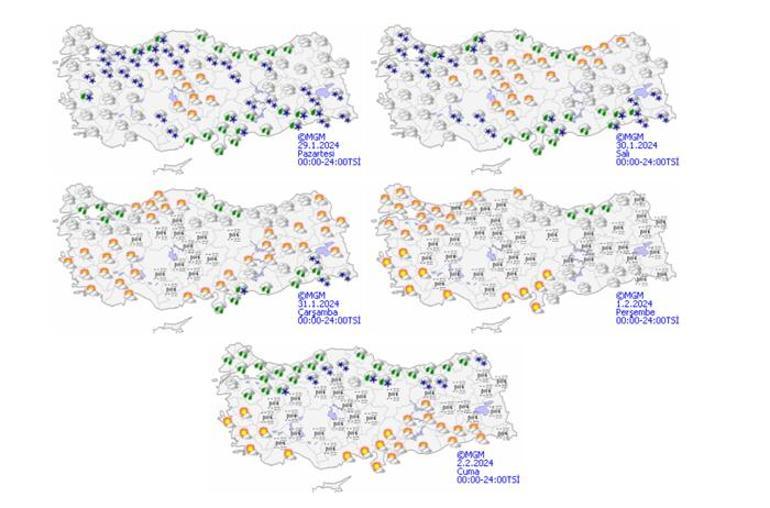Meteoroloji haritayı güncelledi! İstanbul için peş peşe uyarılar