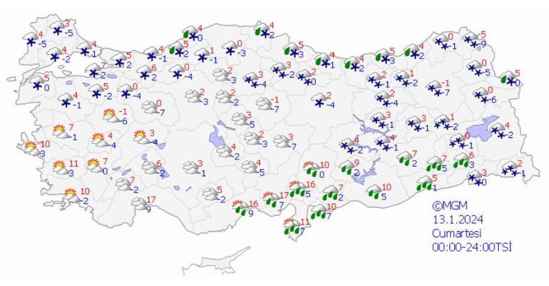 Meteoroloji'den sarı ve turuncu kodlu uyarılar: 7 ile dikkat! Yoğun kar yağışı bekleniyor