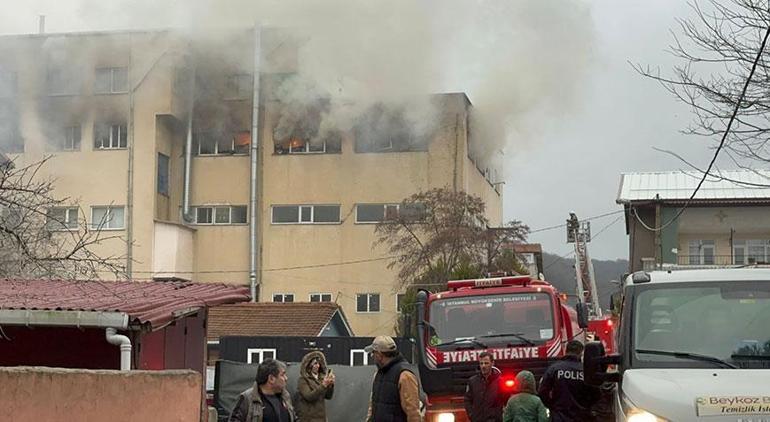 Beykoz'da fabrikada yangın! Çok sayıda ekip olay yerinde