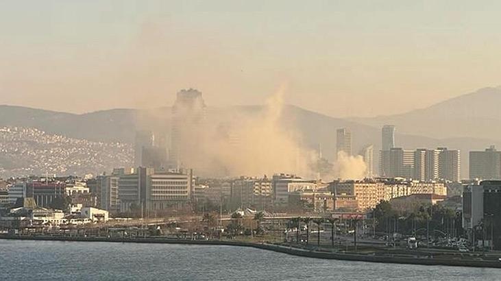 İzmir'de tarihi Kemeraltı Çarşısı'nda yangın çıktı