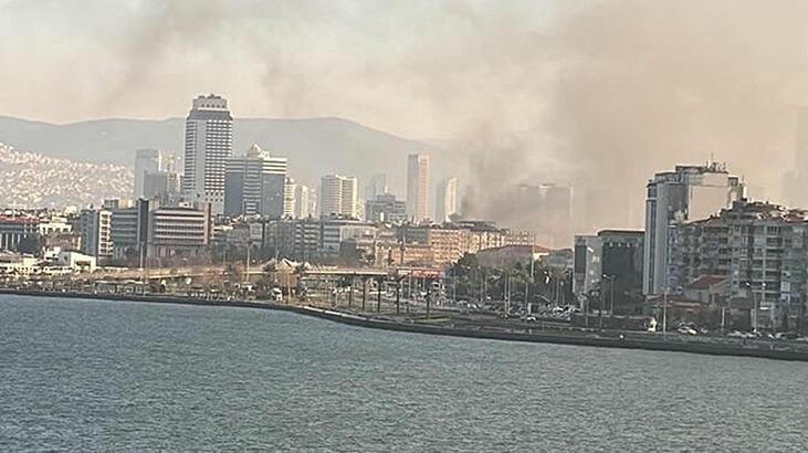 İzmir'de tarihi Kemeraltı Çarşısı'nda yangın çıktı