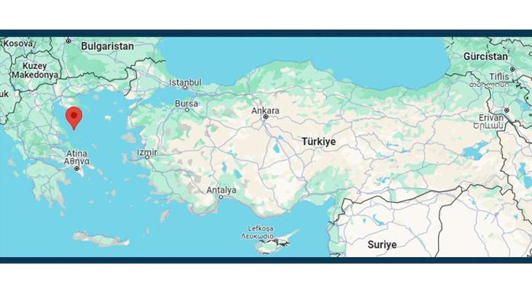 Yunanistan'da 3.5 büyüklüğünde korkutan deprem