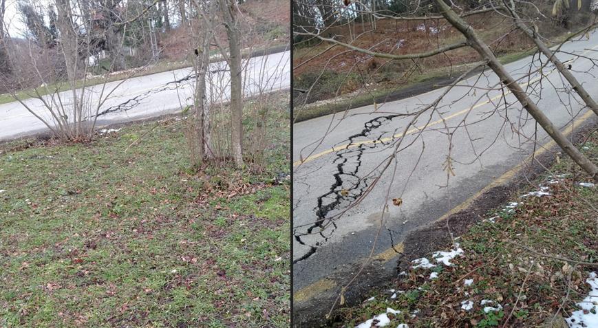 Düzce’de 2 bölgede heyelan! 10 köye ulaşım kapandı