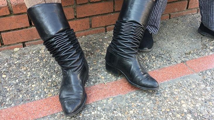 Yörük kültürünü körüklü çizmeleriyle yaşatıyor